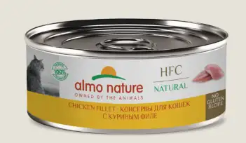Almo Nature (HFC, Natural, Chicken Fillet) Консервы для кошек и котят с куриным филе