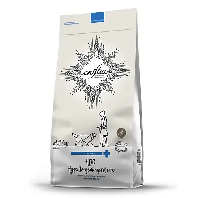 CRAFTIA GALENA DOG HYPOALLERGENIC DERM CARE сухой корм для взрослых собак всех пород при пищевой аллергии и заболеваниях кожи
