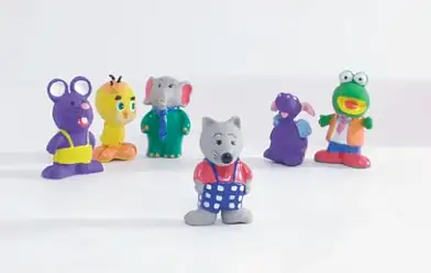 BEEZTEES Набор игрушек для собак Зверюшки, латексные в ассортименте