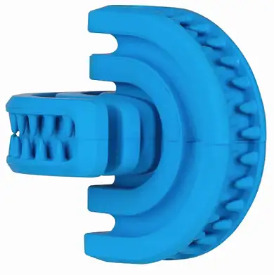 Mr.Kranch игрушка для собак Головоломка дентальная с ароматом курицы, синяя