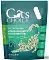 Cat's choice растительный комкующийся наполнитель тофу для кошек с ароматом зеленого чая